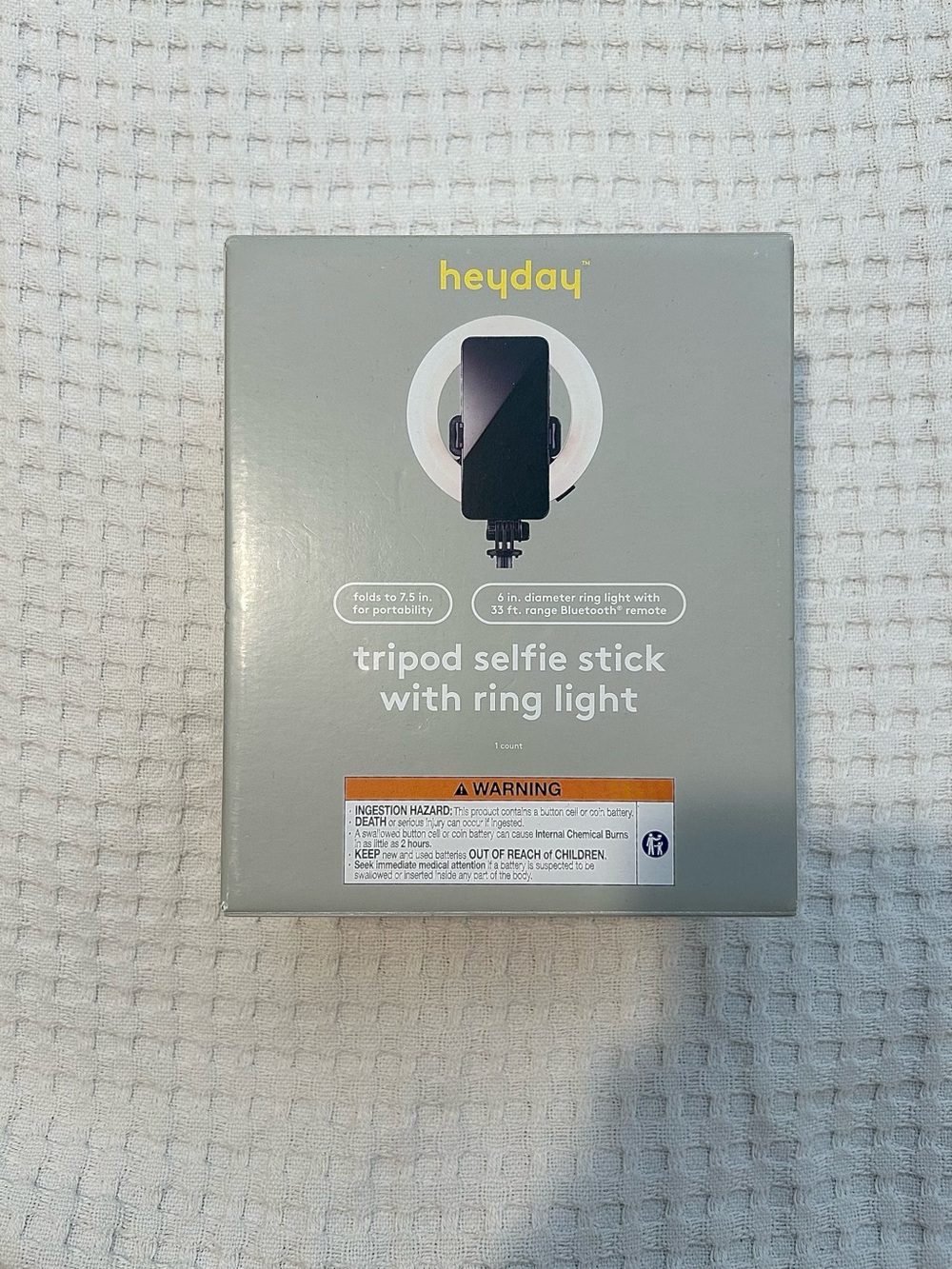 Tripod Selfie Stick with LED Ring Light